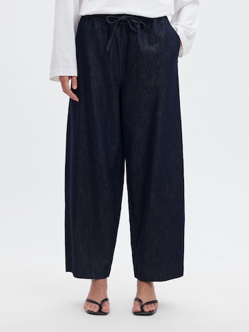 SELECTED Barrel Jeans in Blue: front