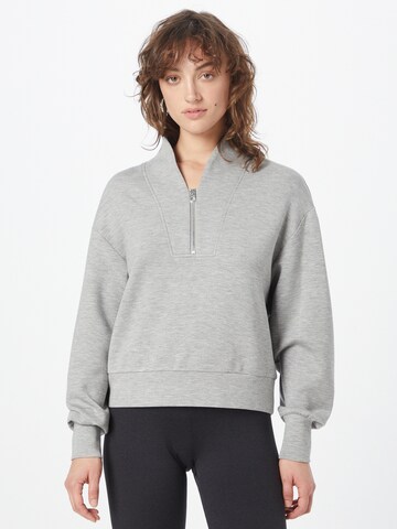 Varley Sports sweatshirt 'Davidson' in Grey: front