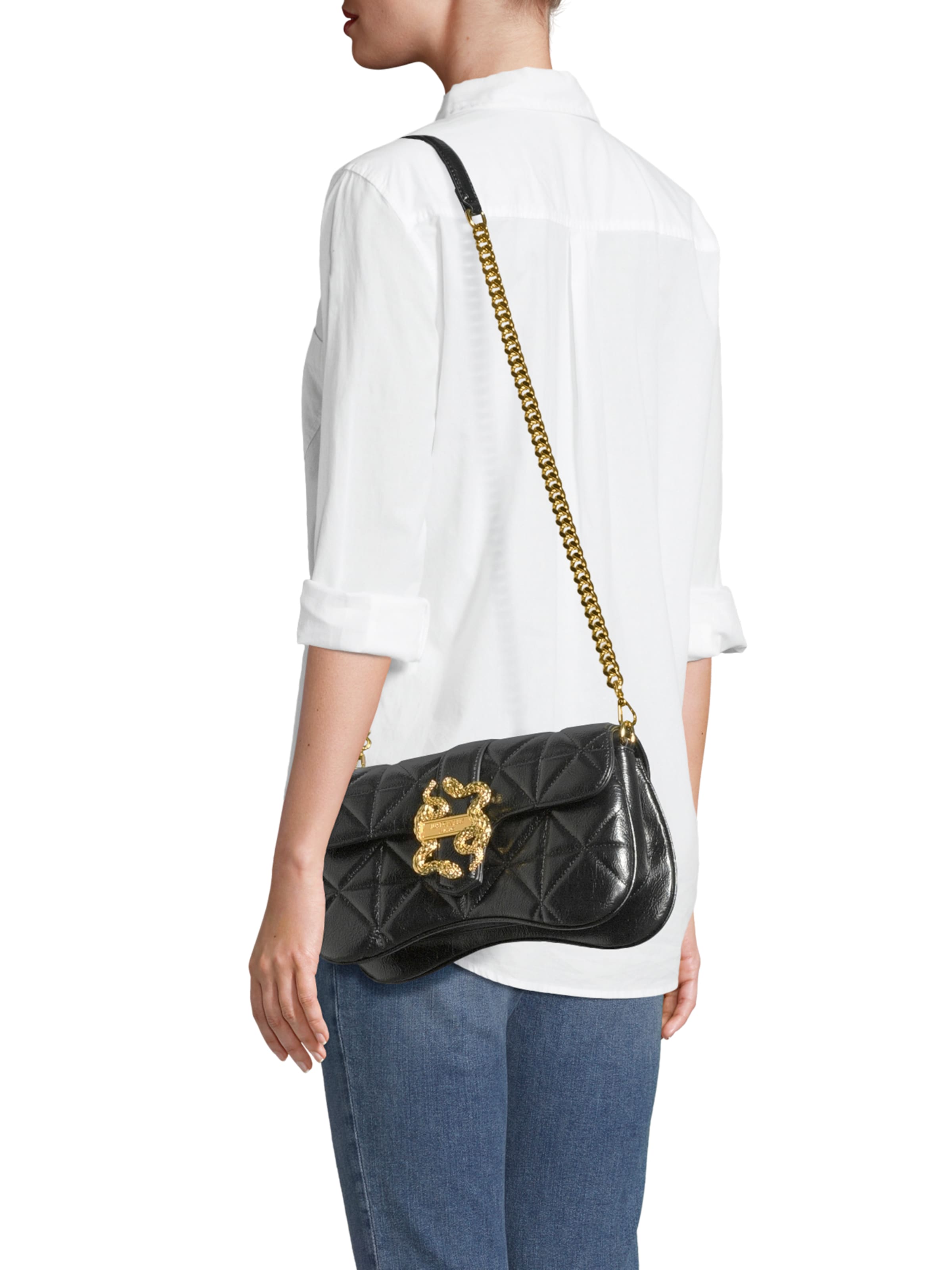 Just Cavalli Crossbody Bag in Black