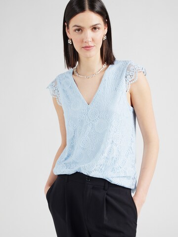Chemisier 'PCOLLINE' PIECES en bleu : devant