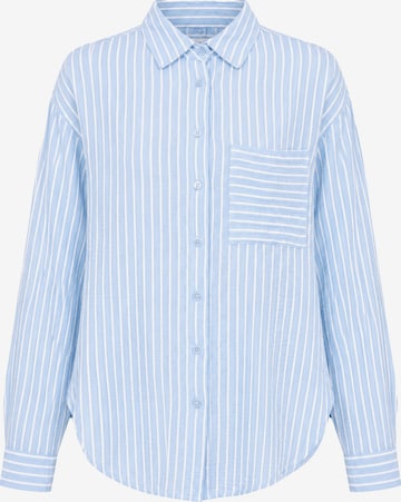SASSYCLASSY Blouse in Blue: front