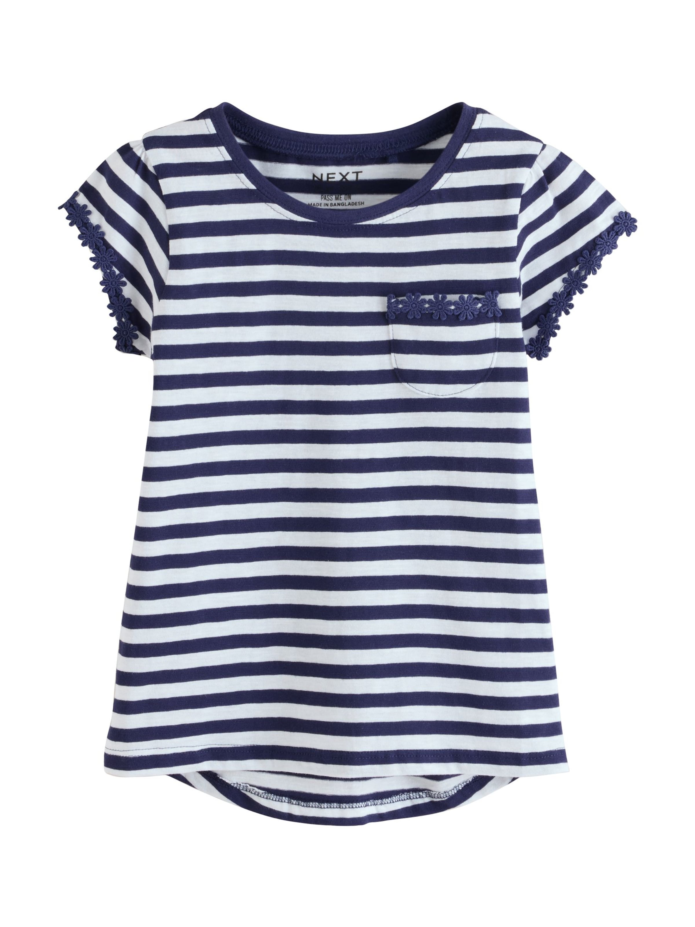 Next Shirt in Blauw: voorkant