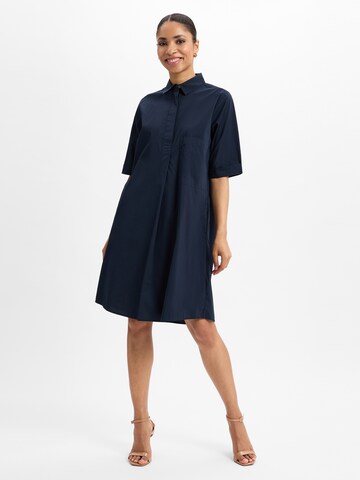 Marie Lund Kleid ' Lisa ' in Blau: Vorderseite