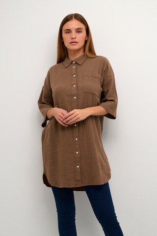 Kaffe Blouse 'Vafla' in Bruin: voorkant