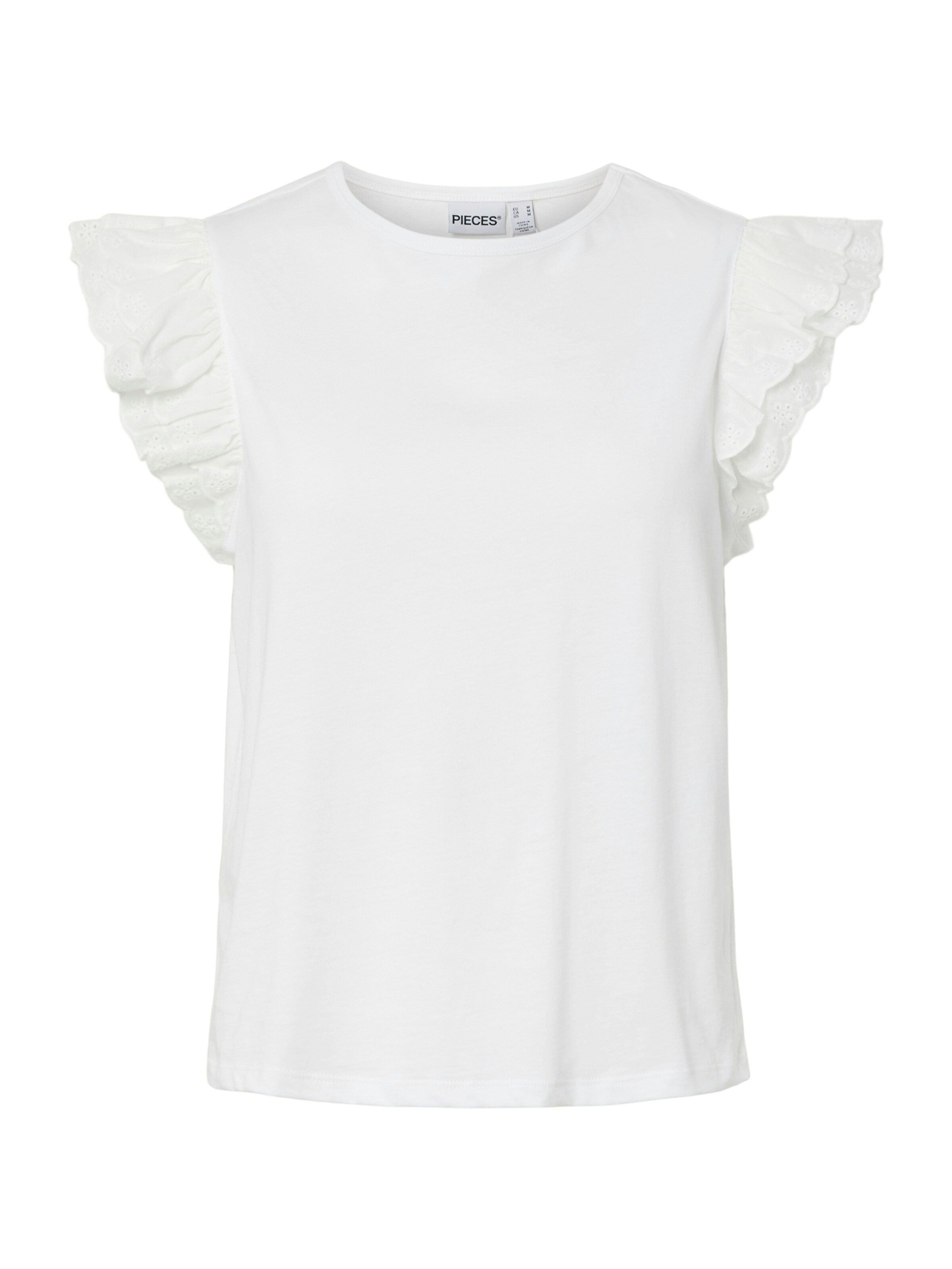 PIECES Shirt 'PCPANDRIA' in White: front
