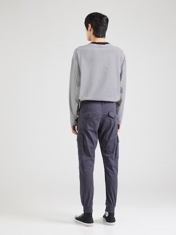 JACK & JONES Tapered Hose  'JWHPAUL JJWARNER' in Blau: Rückseite