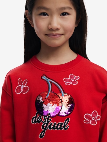 Desigual Sweatshirt in Red