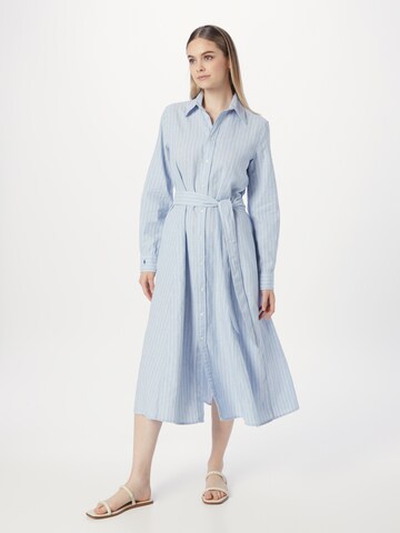 Robe-chemise Polo Ralph Lauren en bleu : devant