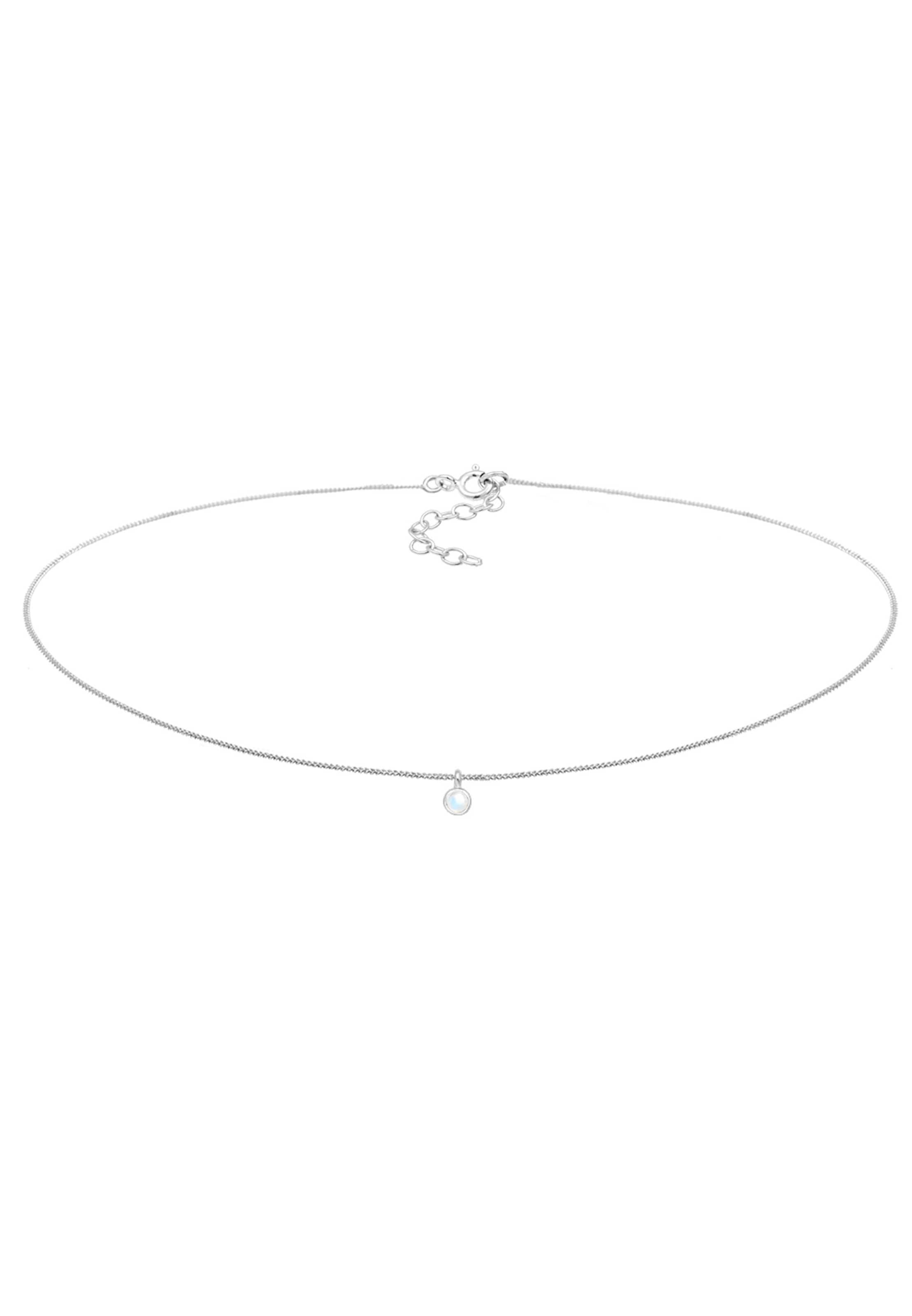 ELLILančić 'Choker' - srebro boja: prednji dio