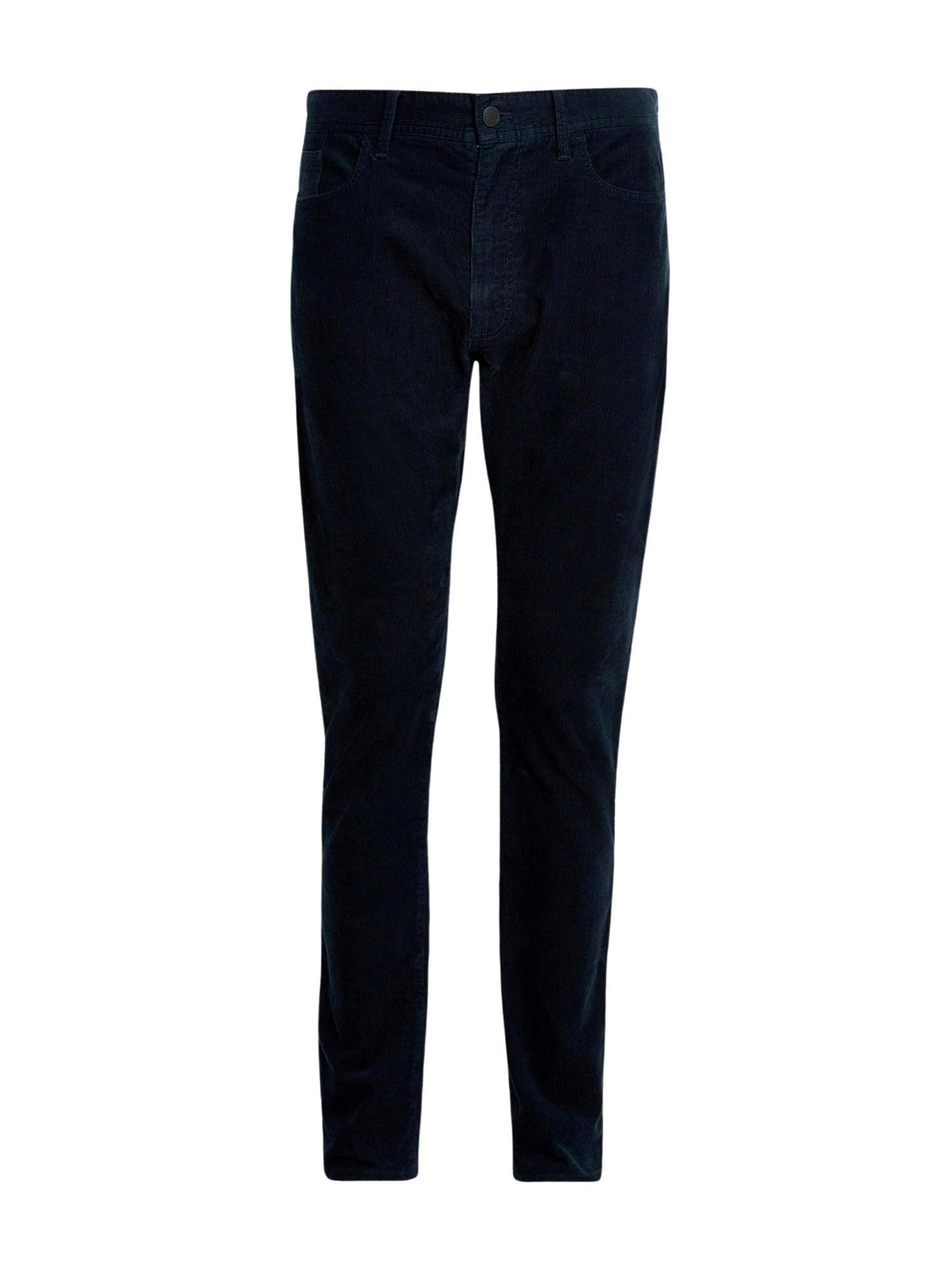 Marks & Spencer Slimfit Broek in Blauw: voorkant