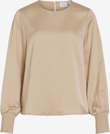 Chemisier 'Viellette' VILA en beige : devant
