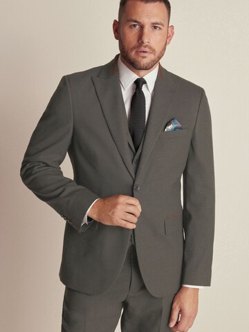 Coupe slim Veste de costume Next en vert : devant