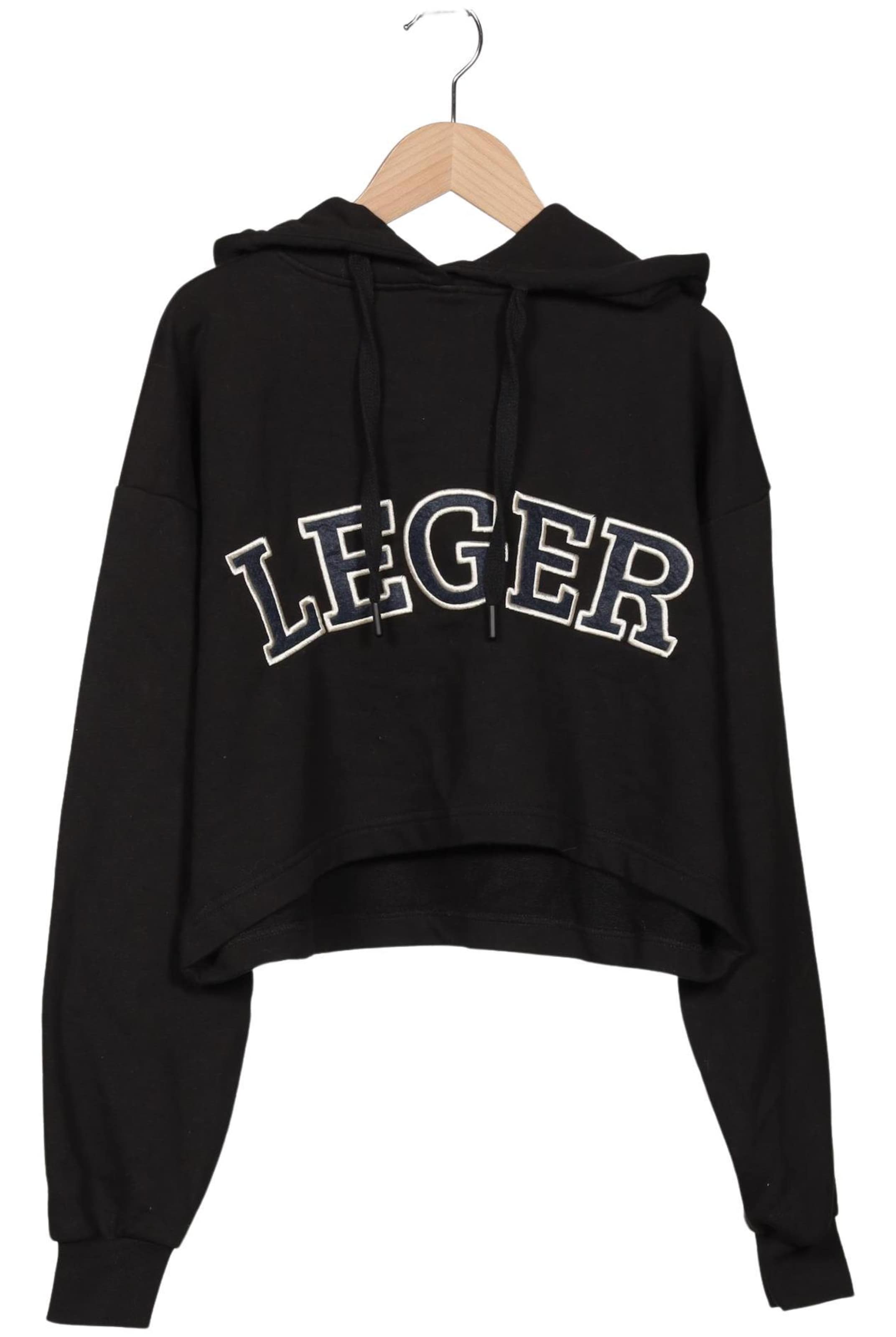 LeGer by Lena Gercke Kapuzenpullover XS in Schwarz: Vorderseite