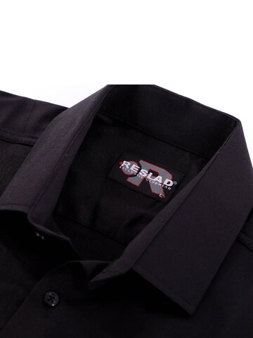 Reslad Regular fit Button Up Shirt 'RS7025' in Black