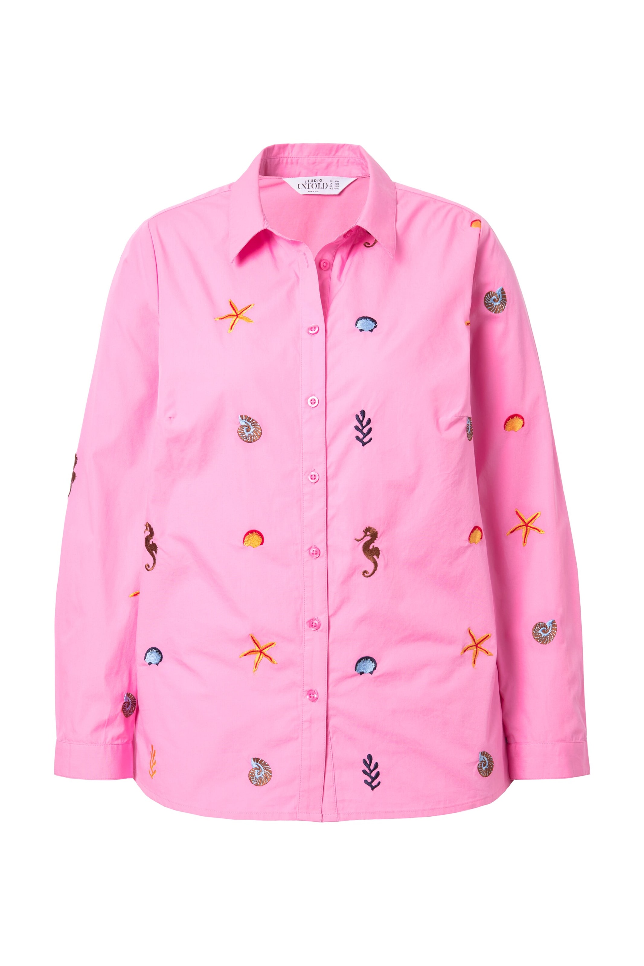 Studio Untold Blouse in Pink: front