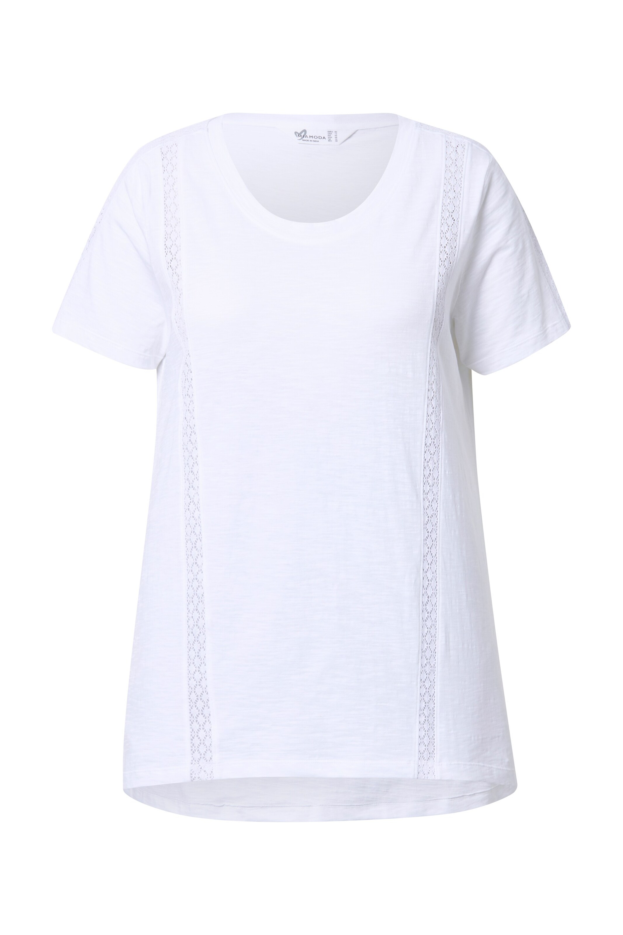 MIAMODA Shirt in White: front