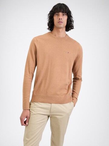 TOMMY HILFIGER Sweater in Brown: front