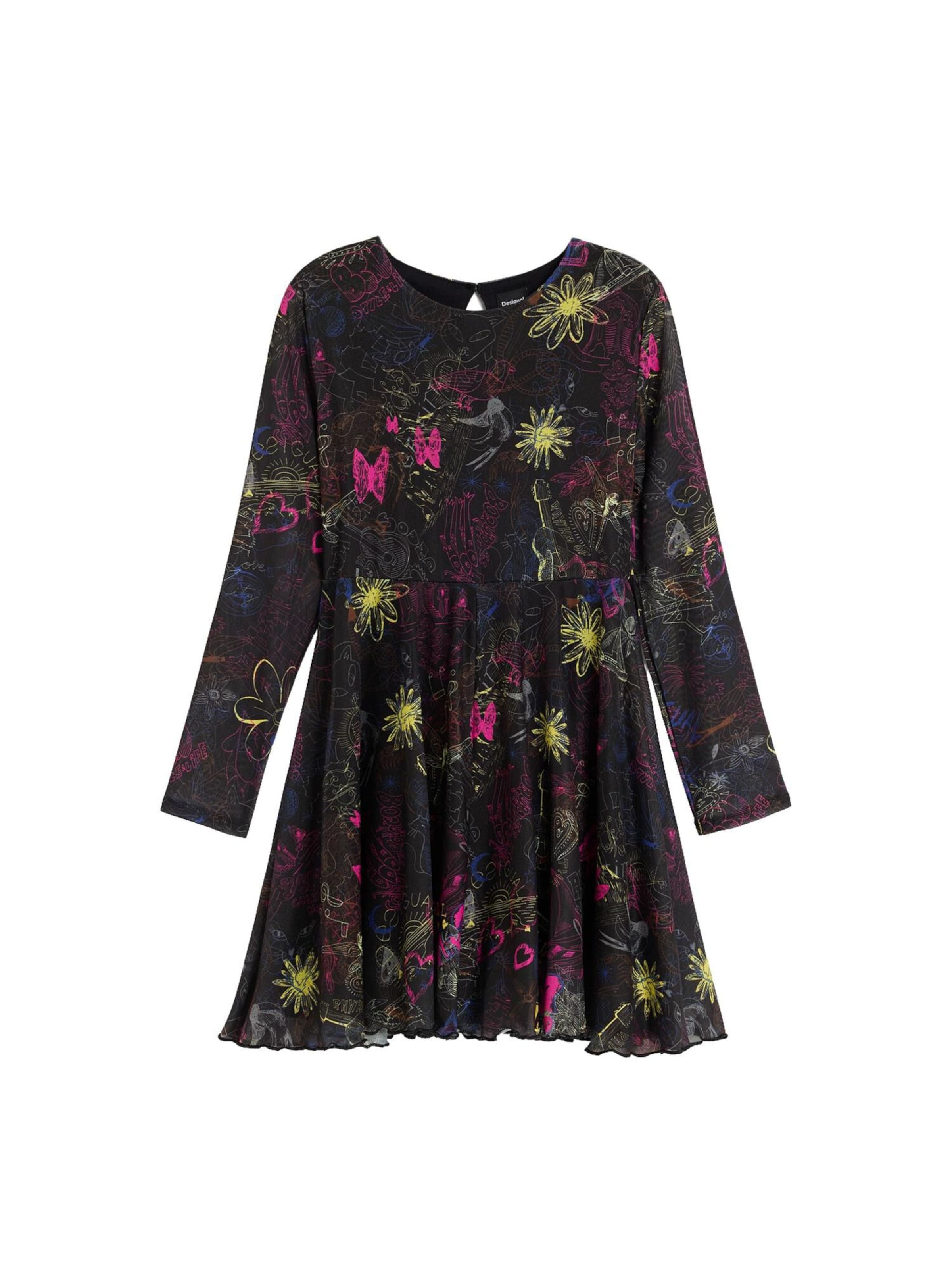 Desigual - Vestido en negro: frente