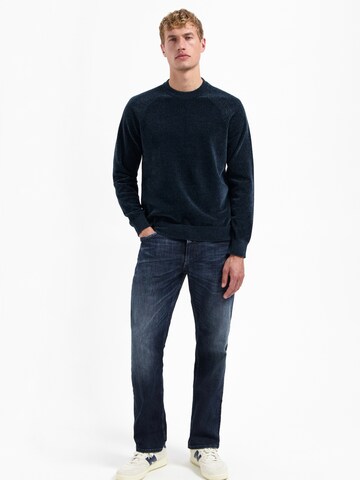 No Excess Pullover in Blau