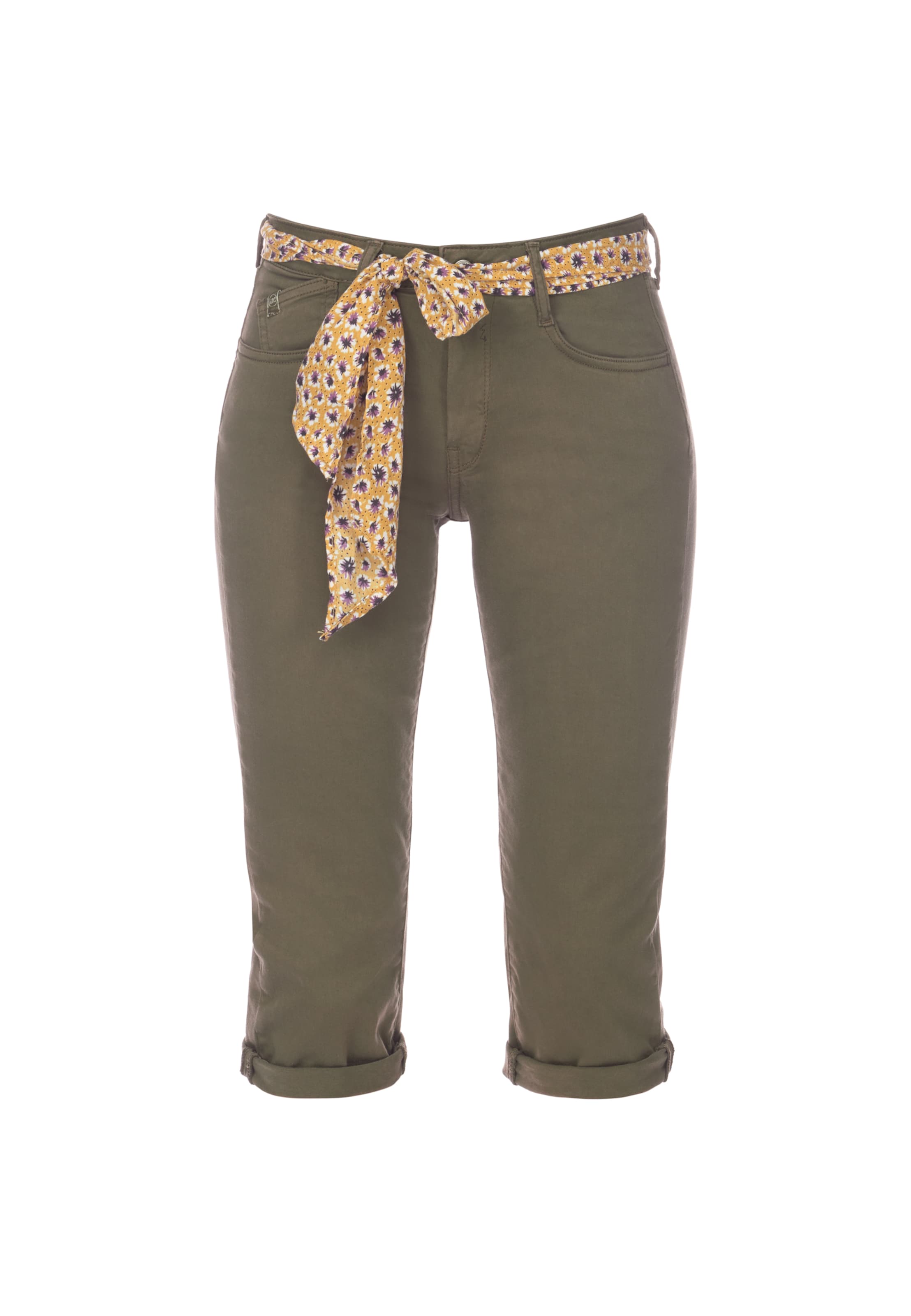Le Temps Des Cerises Regular Broek 'Kaya' in Groen: voorkant