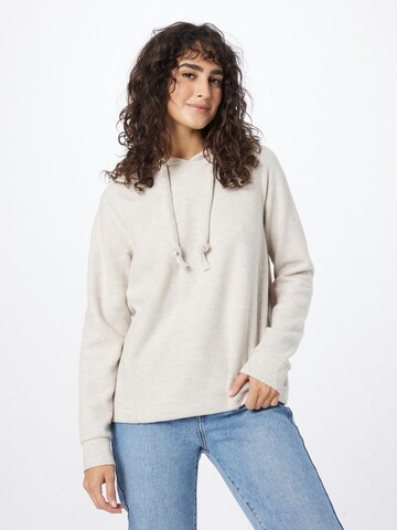 TOM TAILOR DENIM Sweatshirt i vit: framsida