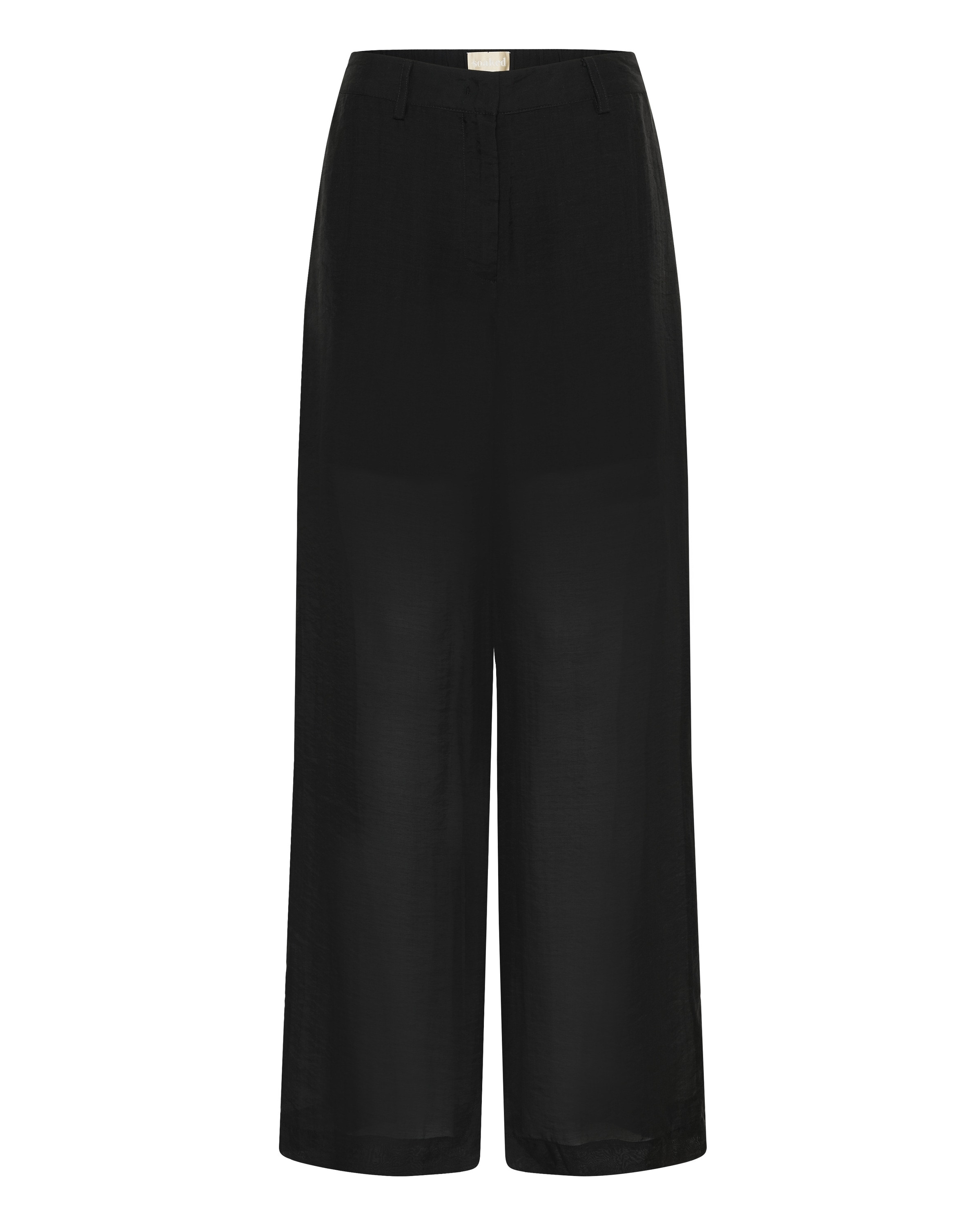 Regular Pantalon SOAKED IN LUXURY en noir : devant