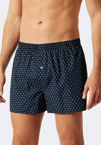 SCHIESSER Boxershorts i blå