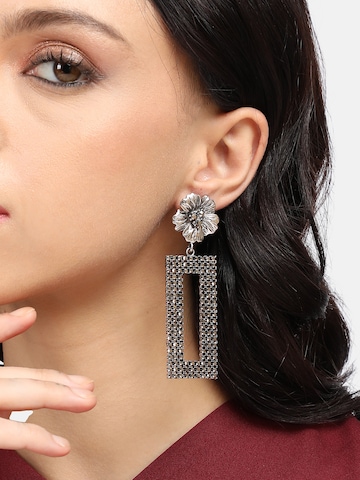 Boucles d'oreilles 'Krissy' SOHI en argent : devant