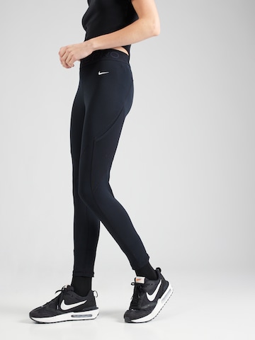 Skinny Pantalon de sport 'NOVELTY' NIKE en noir : devant