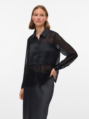 VERO MODA Bluse 'VMHALLIE' i sort: forside