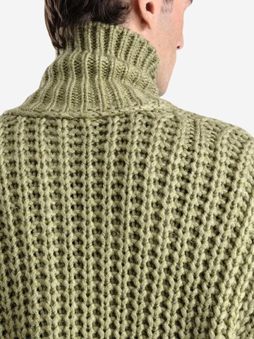 Giesto Knit cardigan in Green