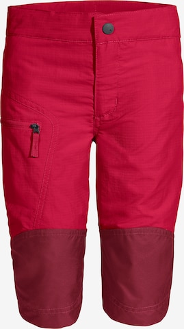 VAUDE Regular Outdoor Pants in Red: front