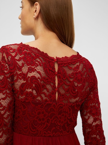 MAMALICIOUS Kleid 'Mivana' in Rot