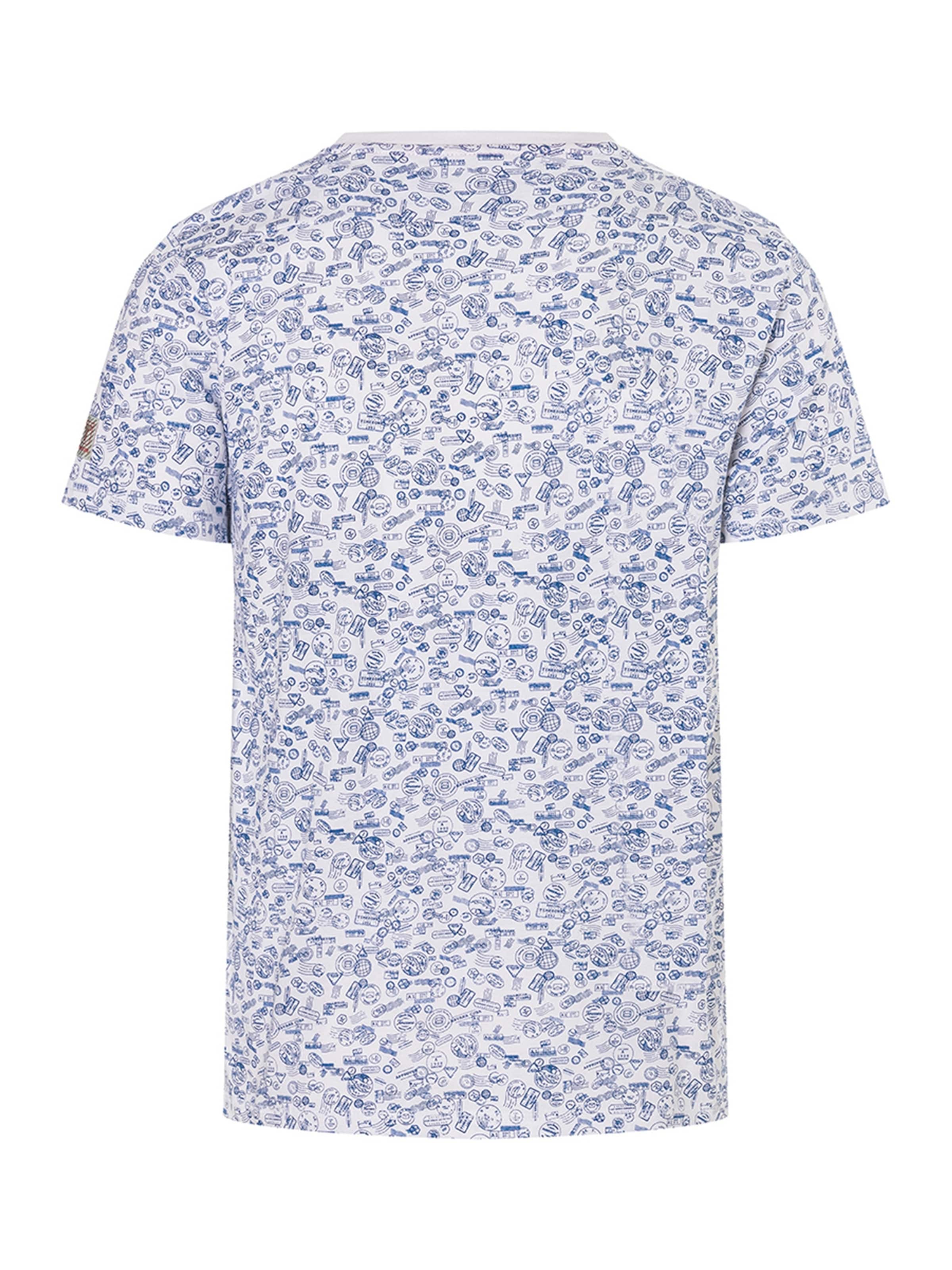 TIMEZONE Shirt 'Print' in White