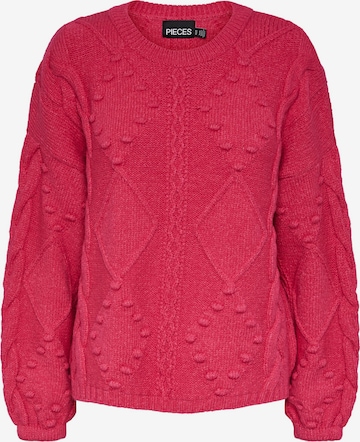 PIECES Pullover 'Donsi' in Pink: predná strana