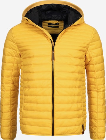 Veste mi-saison 'Bowers' INDICODE JEANS en jaune : devant