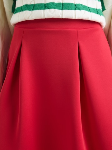Fustă 'Melinda' de la ABOUT YOU pe roșu
