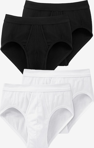 SCHIESSER Slip 'Authentic' in Black: front