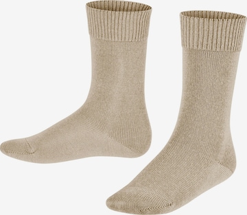 FALKE Socks 'Comfort Wool' in Beige: front