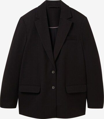 TOM TAILOR Blazer in Black: front