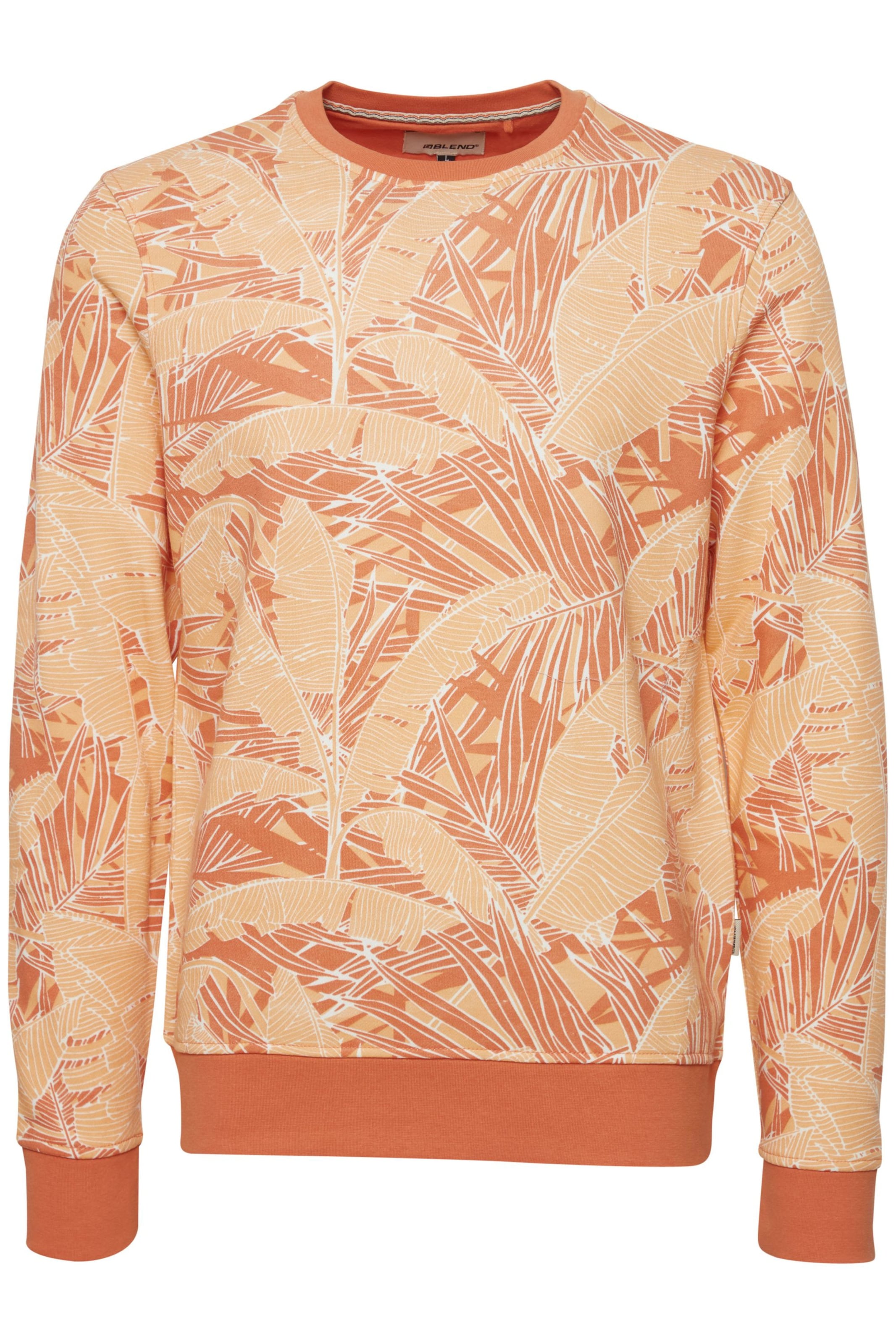 Sweat-shirt BLEND en orange : devant