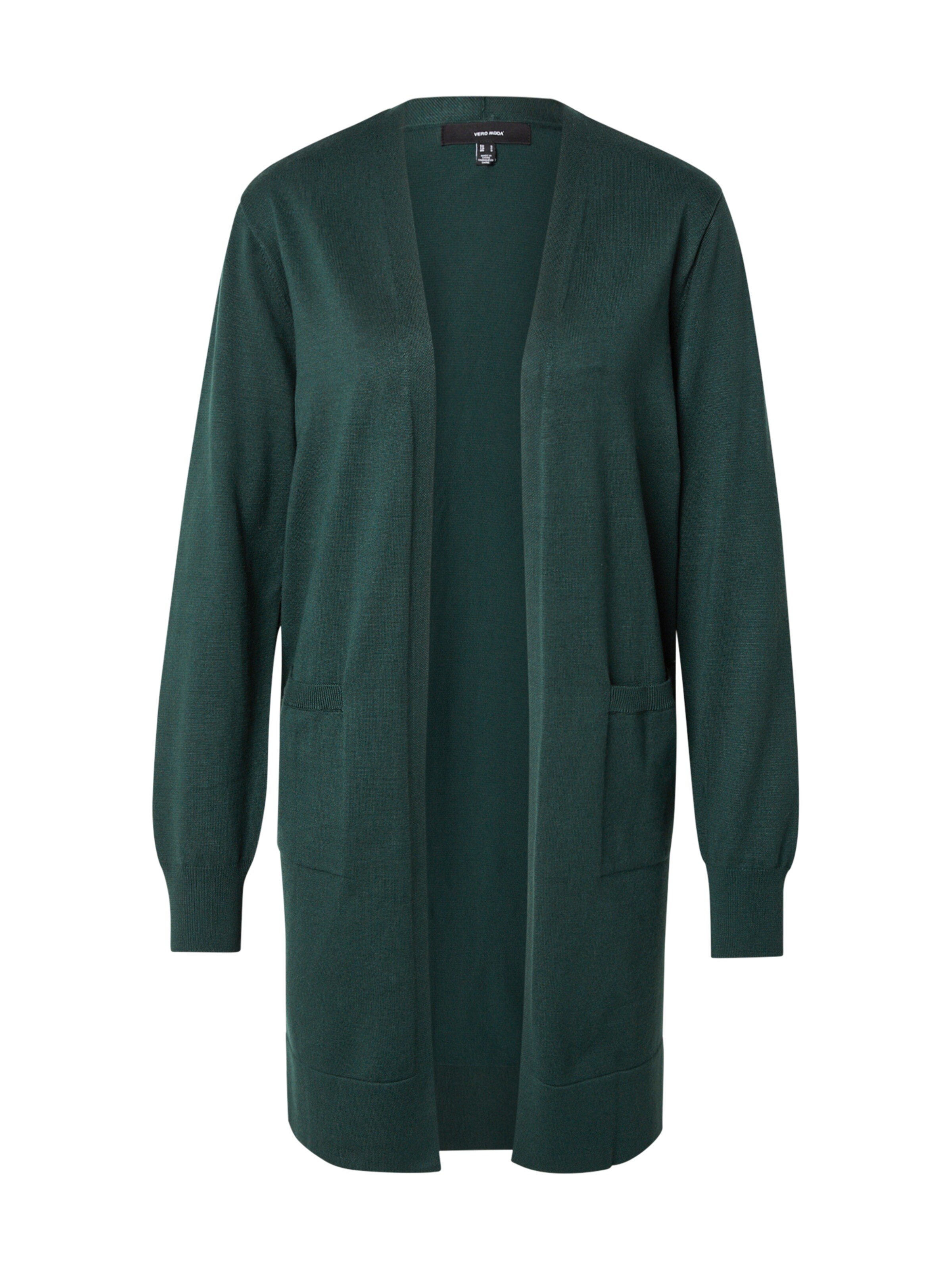 VERO MODA Πλεκτή ζακέτα 'VMSilje' σε πράσινο: μπροστά