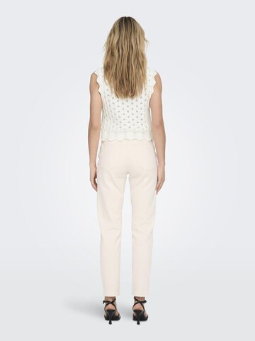 ONLY Gebreide top 'ONLLuna' in Wit