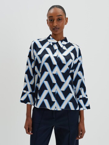 Someday Blouse 'Zitano' in Blue: front