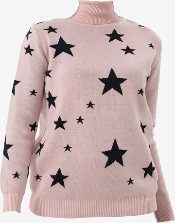 Jimmy Sanders Sweater in Pink: front