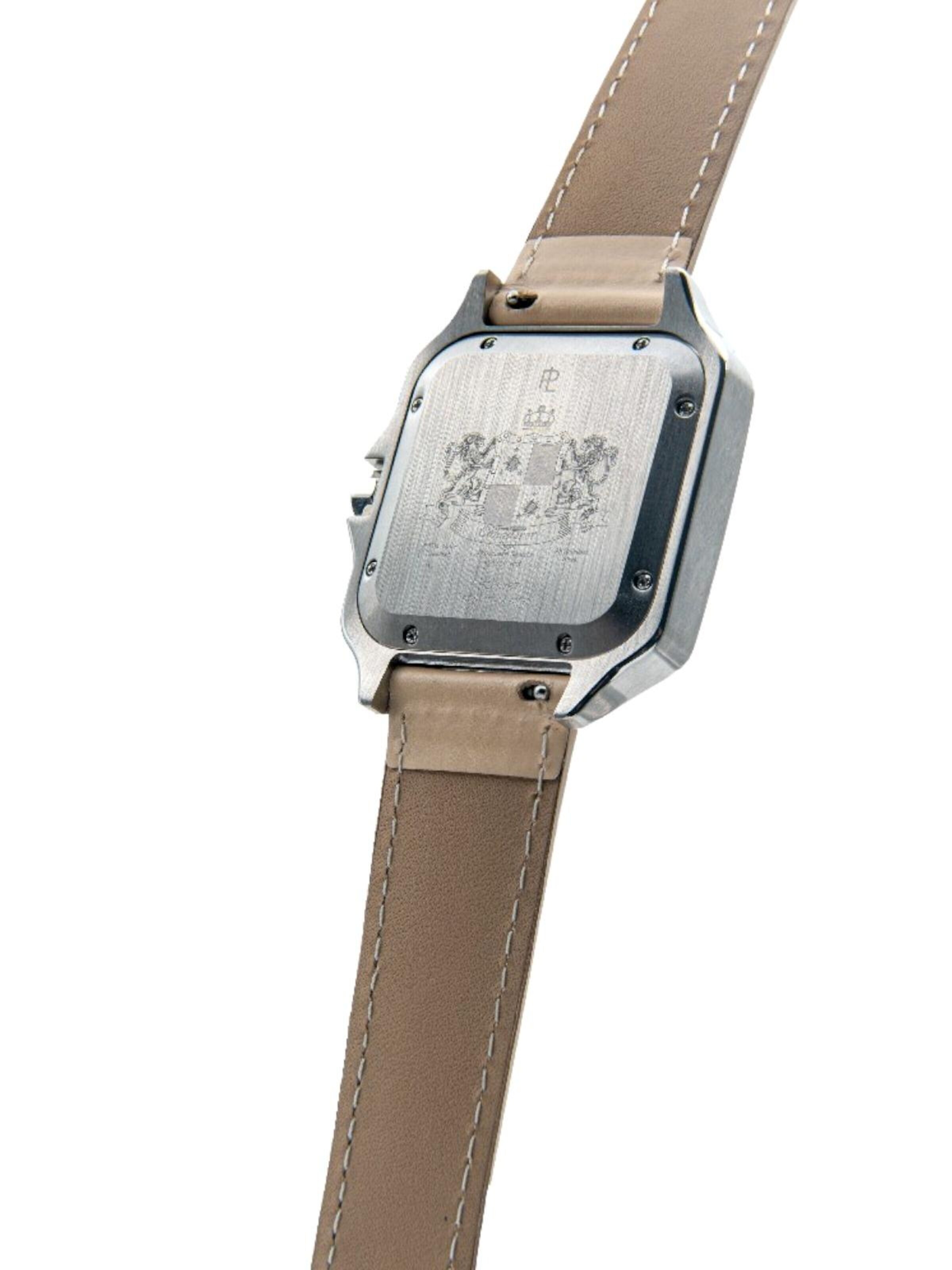 Laurent Philippe - Reloj analógico 'Conqueror Black Orlov – Naked Skin' en beige