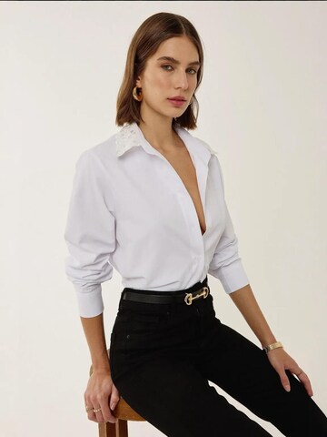 Hiccup Bluse in Weiß
