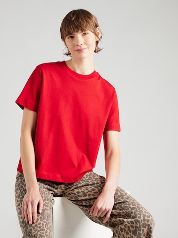 SELECTED T-Shirt 'SLFESSENTIAL' in Rot: Vorderseite