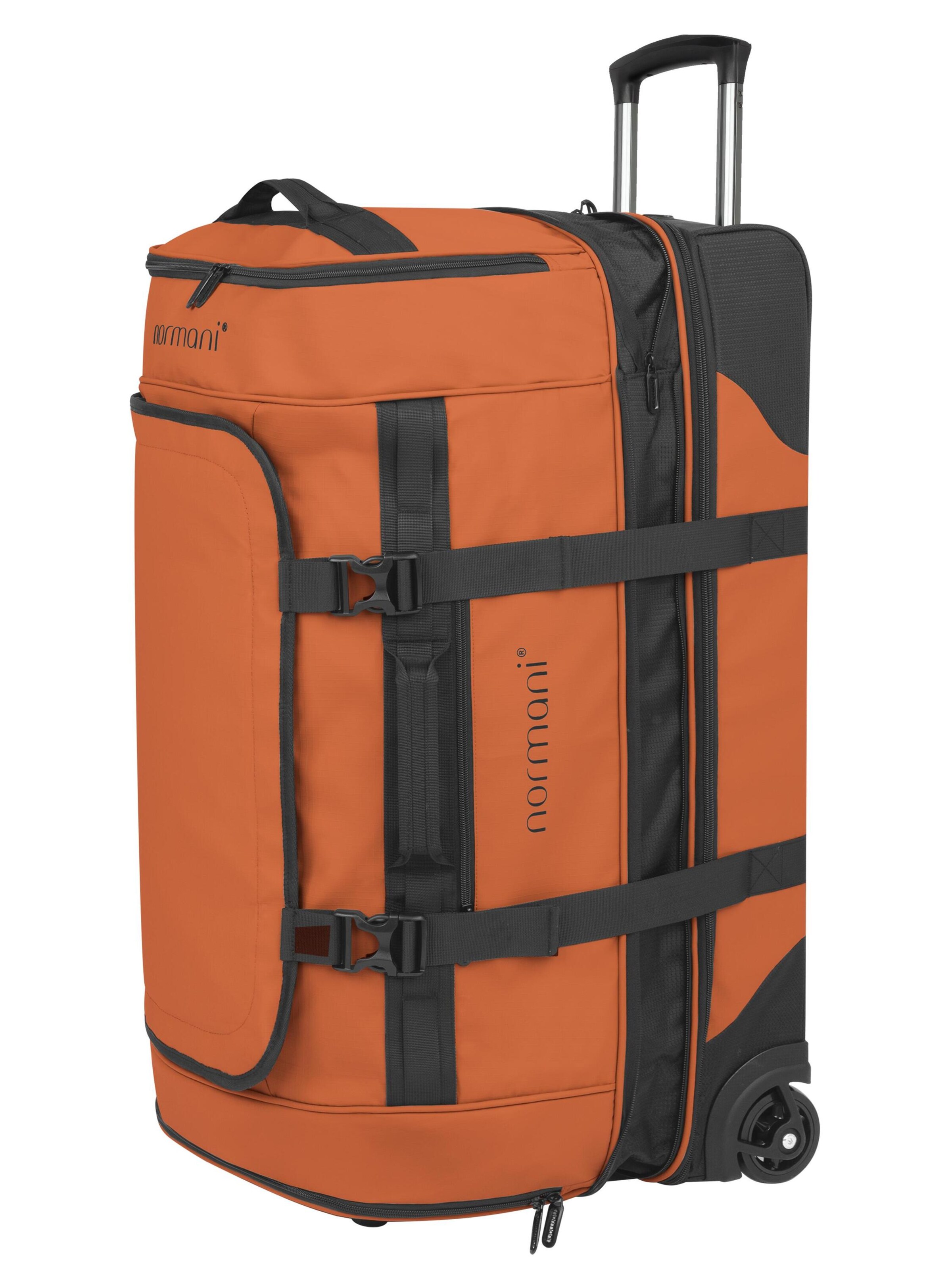 normani Reisetasche 'Samara' in Orange: Vorderseite