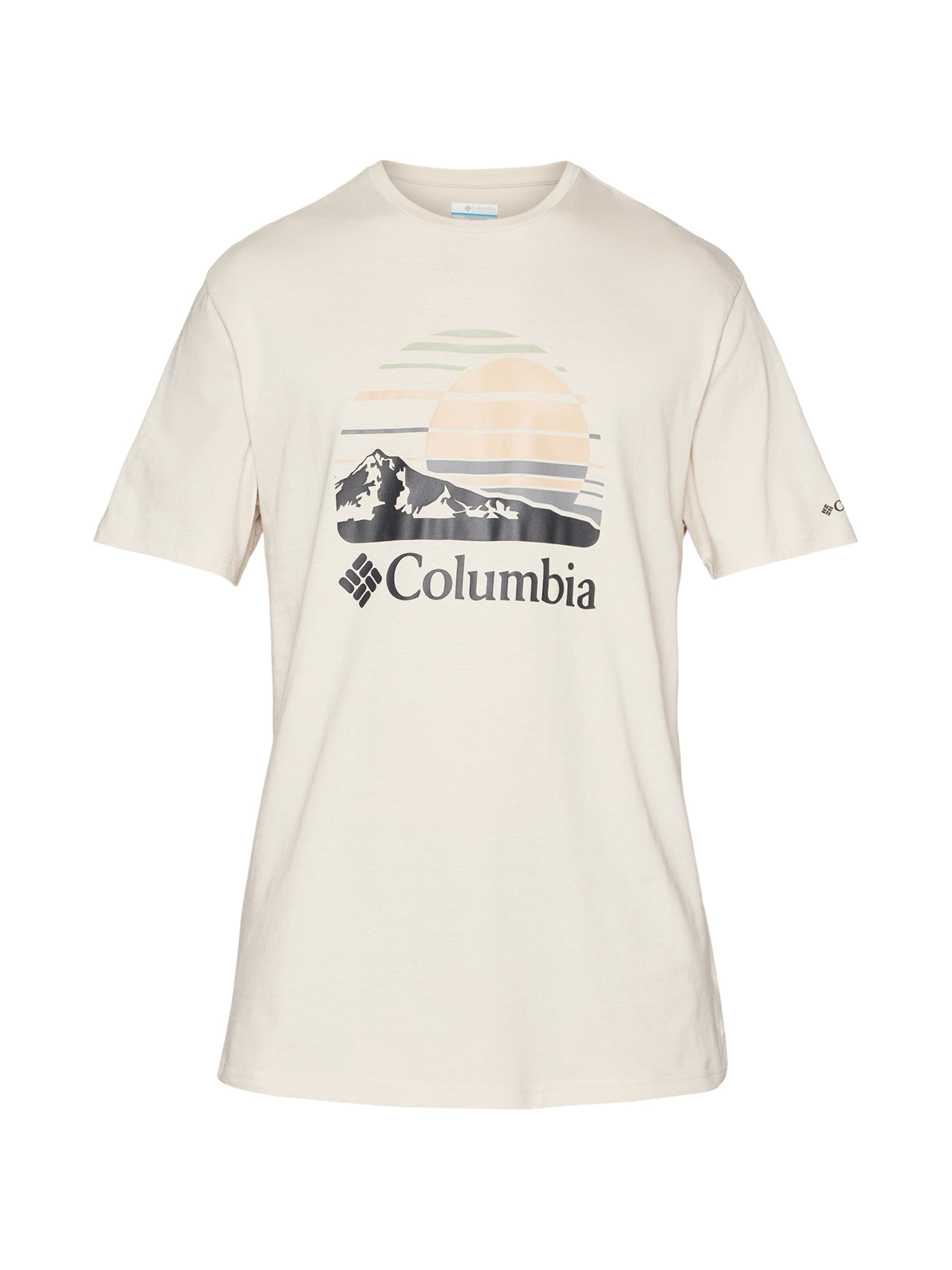 Tricou funcțional 'Path Lake' de la COLUMBIA pe bej: față